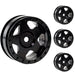 Powerhobby SCX24134 Z9 Aluminum 1.0" Rock Crawler Beadlock Wheels 4 Pack - Black
