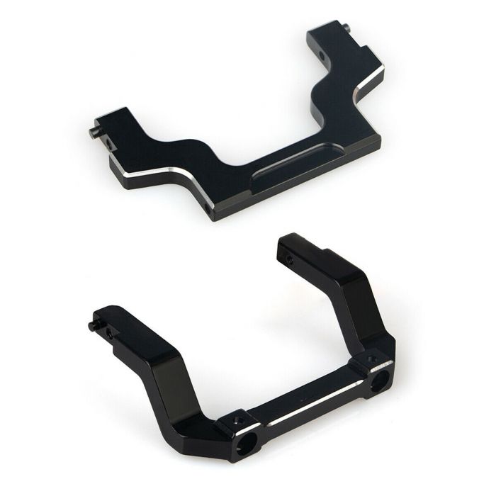 Powerhobby SCX2450 Black Aluminum Front and Rear Bumper Mount SCX24 C10 Chevy