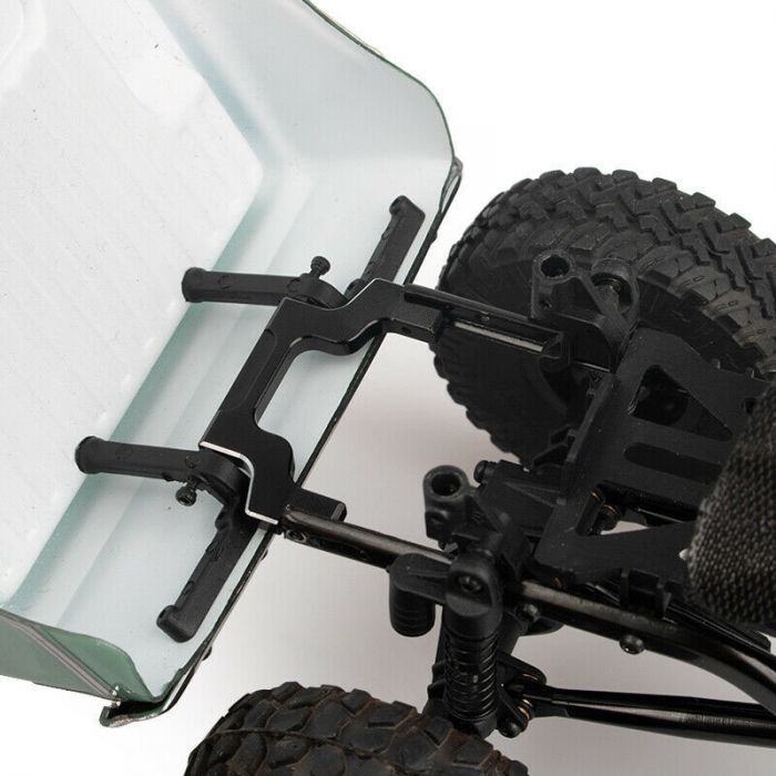 Powerhobby SCX2450 Black Aluminum Front and Rear Bumper Mount SCX24 C10 Chevy