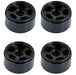 Powerhobby SCX2451 Black Aluminum Beadlock Wheels for SCX24 4 Pack