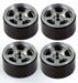 Powerhobby SCX2451 Grey Aluminum Beadlock Wheels for SCX24 4 Pack
