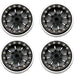 Powerhobby SCX2471 Black 1.0" Aluminum B59 Beadlock Wheels for SCX24 4 Pack
