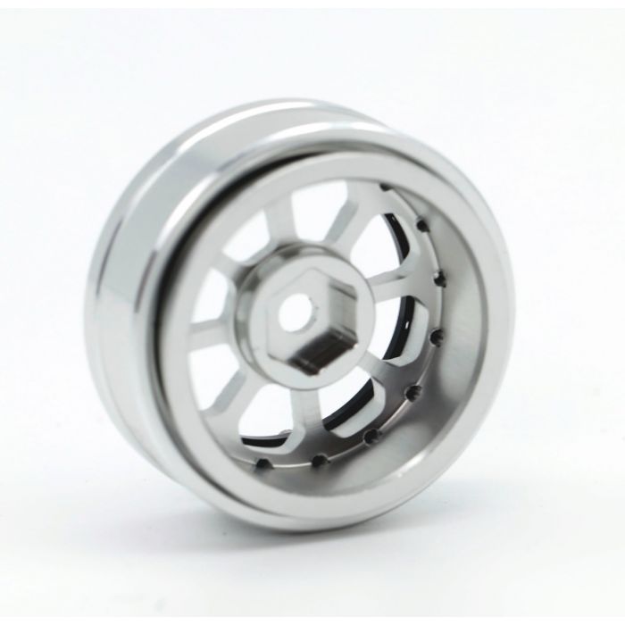 Power Hobby 1.0 Ruote Beadlock In Alluminio Axial SCX24 Power Hobby 1.0 Ruote Beadlock In Alluminio Axial SCX24