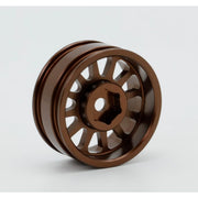 Powerhobby SCX2472 Bronze 1.0" Aluminum A24 Beadlock Wheels for SCX24 4 Pack