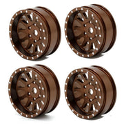 Powerhobby SCX2472 Bronze 1.0" Aluminum A24 Beadlock Wheels for SCX24 4 Pack