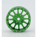 Powerhobby SCX2472 Green 1.0" Aluminum A24 Beadlock Wheels for SCX24 4 Pack
