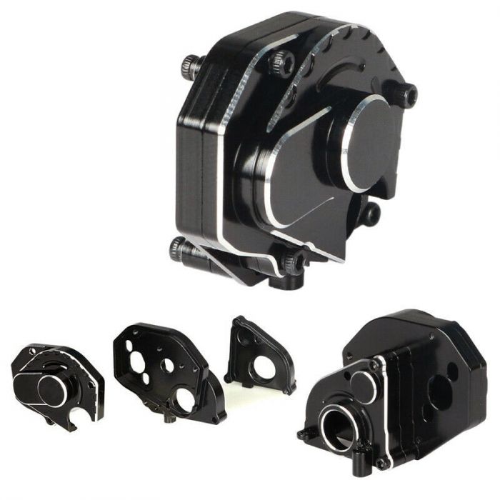 Powerhobby SCX2473 Black Aluminum Gearbox Case Housing for SCX24