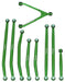 Powerhobby SCX24746 Green Aluminum High Clearance Links for Betty or Deadbolt SCX24