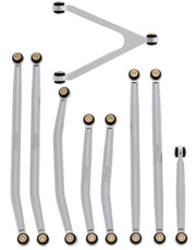 Powerhobby SCX24746 Grey Aluminum High Clearance Links for Betty or Deadbolt SCX24