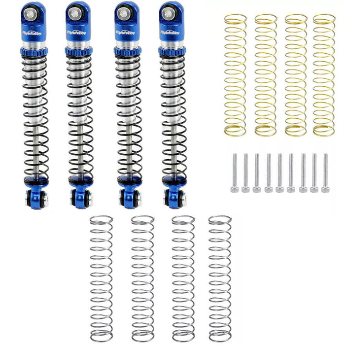 Powerhobby SCX24752 Blue 54mm Long Travel Shocks for SCX24 Jeep or Bronco