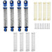 Powerhobby SCX24752 Blue 54mm Long Travel Shocks for SCX24 Jeep or Bronco