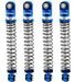 Powerhobby SCX24752 Blue 54mm Long Travel Shocks for SCX24 Jeep or Bronco