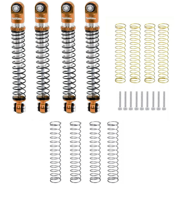 Powerhobby SCX24752 Bronze 54mm Long Travel Shocks for SCX24 Jeep or Bronco