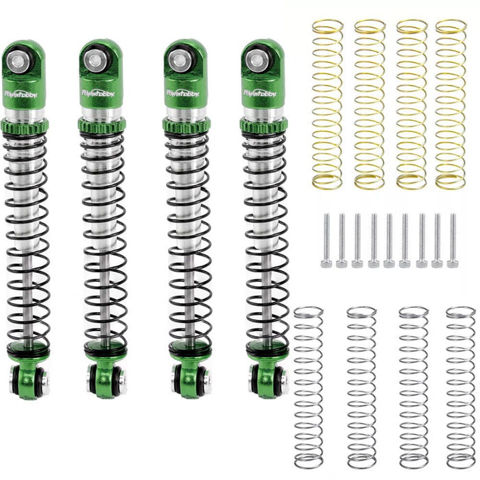Powerhobby SCX24752 Green 54mm Long Travel Shocks for SCX24 Jeep or Bronco
