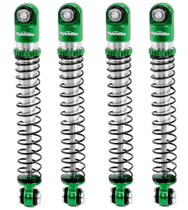 Powerhobby SCX24752 Green 54mm Long Travel Shocks for SCX24 Jeep or Bronco