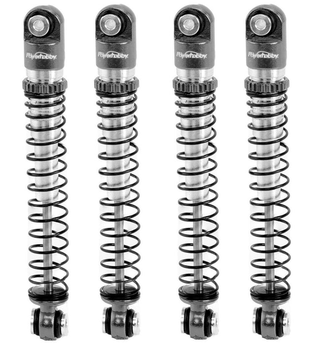 Powerhobby SCX24752 Grey 54mm Long Travel Shocks for SCX24 Jeep or Bronco