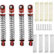 Powerhobby SCX24752 Red 54mm Long Travel Shocks for SCX24 Jeep or Bronco