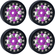 Powerhobby SCX24753 Purple Aluminum 1.0" Rock Crawler Wheels 4 Pack