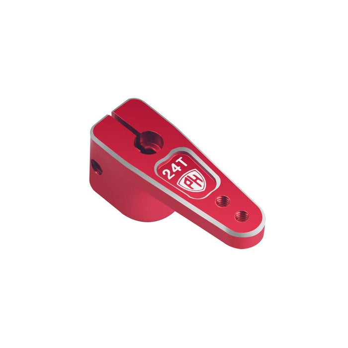 Powerhobby SCX24763 Red 24T Aluminum Servo Horn for SCX24 Jeep or C10
