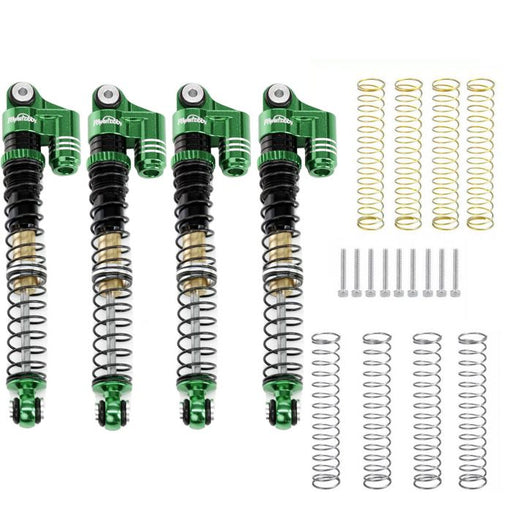 Powerhobby SCX24771 Green 58mm Long Travel Shocks for SCX24 Jeep or Bronco