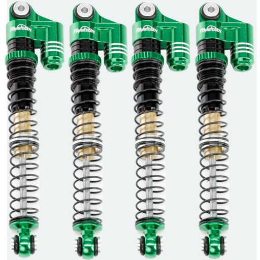 Powerhobby SCX24771 Green 58mm Long Travel Shocks for SCX24 Jeep or Bronco