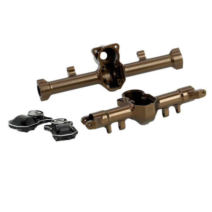 Powerhobby SCX2478 Bronze Aluminum Front and Rear Axle Housing Case for SCX24
