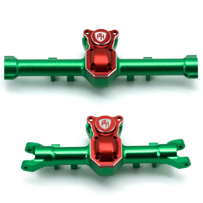 Powerhobby SCX2478 Green Aluminum Front and Rear Axle Housing Case for SCX24