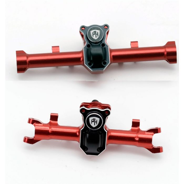 Powerhobby SCX2478 Red Aluminum Front and Rear Axle Housing Case for SCX24