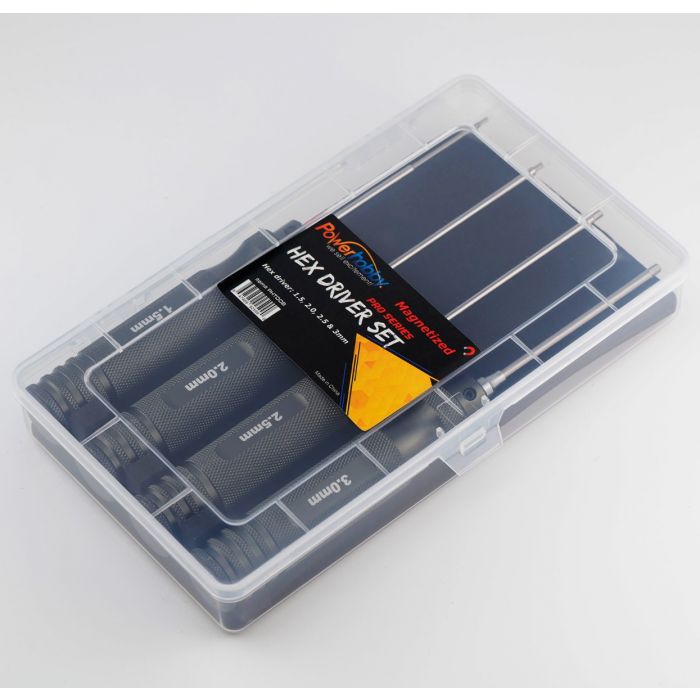 Powerhobby T008 Metric Magnetic Hex Tool Set (1.5, 2.0, 2.5, 3.0)