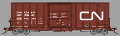 Prairie Shadows 8021A02 HO Scale 50' High Cube Boxcar CN / GTW