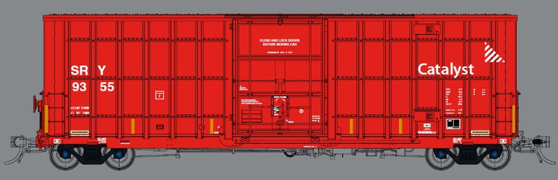 Prairie Shadows 8024A10 HO Scale 50' High Cube Boxcar SRY "Catalyst"