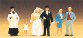 Preiser 10057 HO Scale Wedding Participants Figures