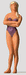 Preiser 28071 HO Scale Individual Figure - Female Swimmer Standing