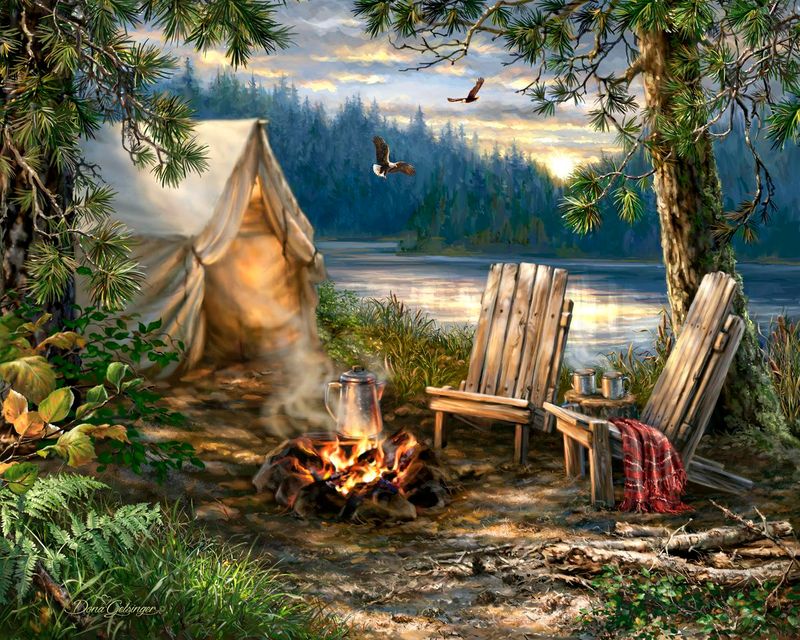 Springbok 33-01582 Evening at the Lake 500 Piece Puzzle