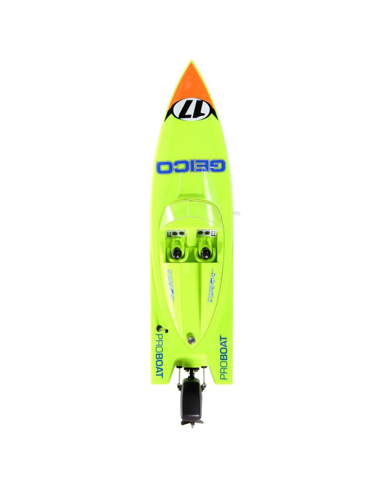 Pro Boat 08044T1 Miss Geico 17" RTR Self Righting Deep-V Boat