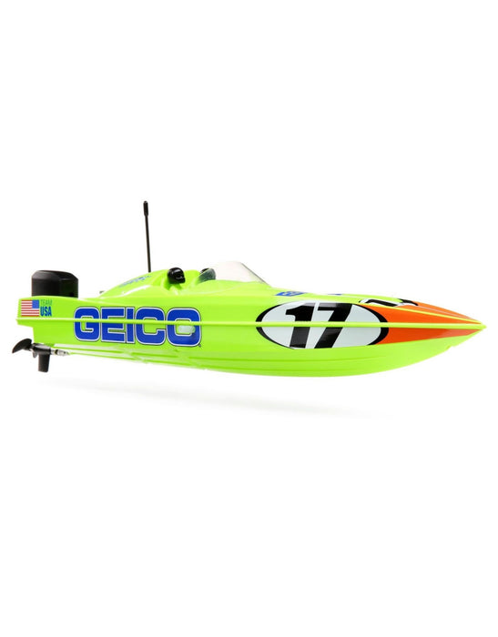 Pro Boat 08044T1 Miss Geico 17" RTR Self Righting Deep-V Boat