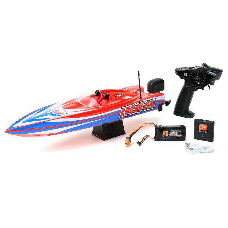 Pro Boat 08044T2 Lucas Oil 17" RTR Self Righting Deep-V Boat