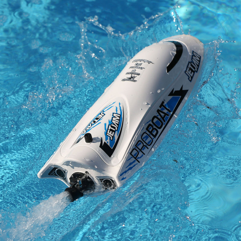 Pro Boat PRB08031T2 White Jet Jam 12" Pool Racer RTR Boat