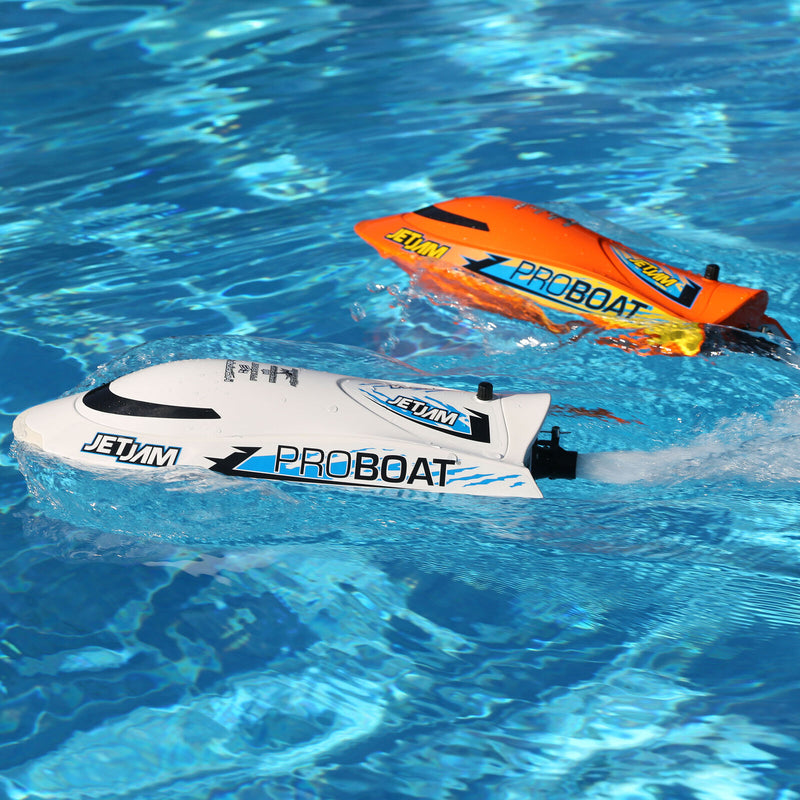 Pro Boat PRB08031T2 White Jet Jam 12" Pool Racer RTR Boat