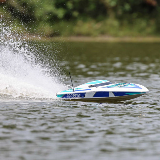 Pro Boat PRB08032V2T2 White 36" Sonicwake Deep-V Self-Righting RTR Boat