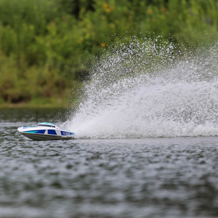 Pro Boat PRB08032V2T2 White 36" Sonicwake Deep-V Self-Righting RTR Boat