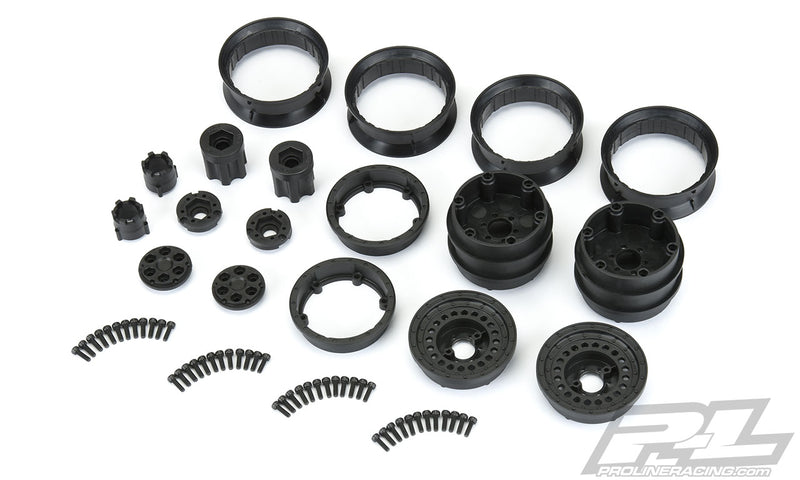 Pro-Line 2786-00 Carbine 1.9" Dually Wheels for Crawlers 1 Pair