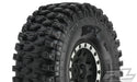 Pro-Line 10128-13 Hyrax 1.9 G8 Tires Mounted on Black and Silver Beadlock Wheels 2 Pack