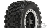 Pro-Line 10131-13 Badlands MX43 Pro-Loc All Terrain Tires Mounted on Impulse Wheels for X-Maxx