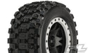 Pro-Line 10131-13 Badlands MX43 Pro-Loc All Terrain Tires Mounted on Impulse Wheels for X-Maxx