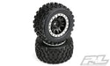 Pro-Line 10131-13 Badlands MX43 Pro-Loc All Terrain Tires Mounted on Impulse Wheels for X-Maxx