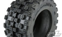Pro-Line 10166-10 Badlands MX38 HP Belted Tires Mounted on Black Raid 3.8 17mm Hex Wheels 1 Pair