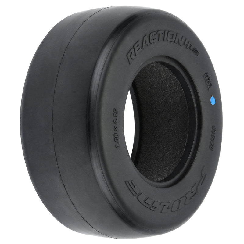 Pro-Line 10170-03 Reaction HP Ultra Blue Compound Belted Drag Slick Rear Drag Tires 2 Pack