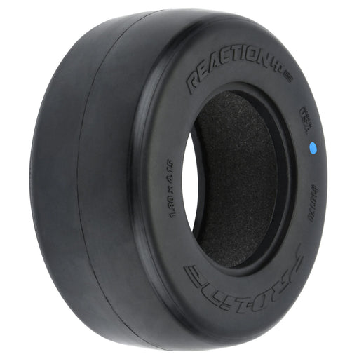 Pro-Line 10170-03 Reaction HP Ultra Blue Compound Belted Drag Slick Rear Drag Tires 2 Pack