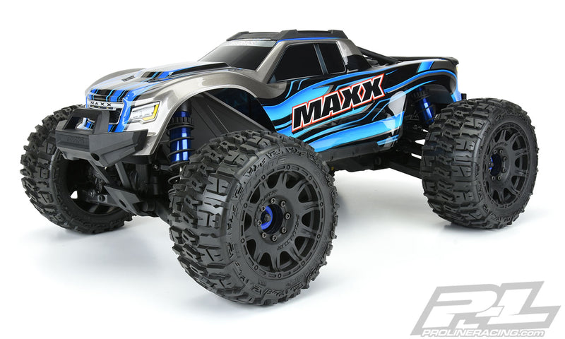 Pro-Line 10175-10 3.8 Trencher All Terrain Tires on Raid Black 17mm Hex Wheels 1 Pair